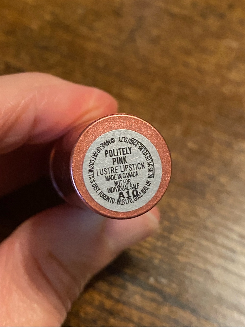 MAC Lipstick-Politely Pink- mini - Picture 4 of 4